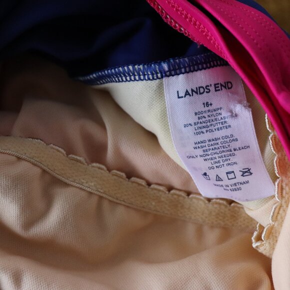 Lands End One Piece Swim Suit *Size 16+ * EUC * Multi Color - Picture 12 of 12
